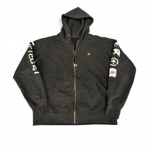 LRG black zip up hoodie Y2K skater gothic